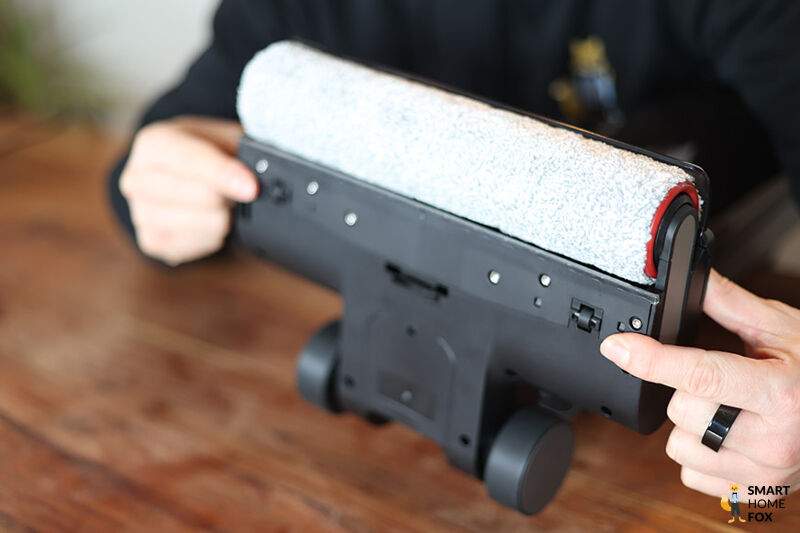 Zusätzliche kleine Rollen an Bodendüsen der Dreame Wischsauger